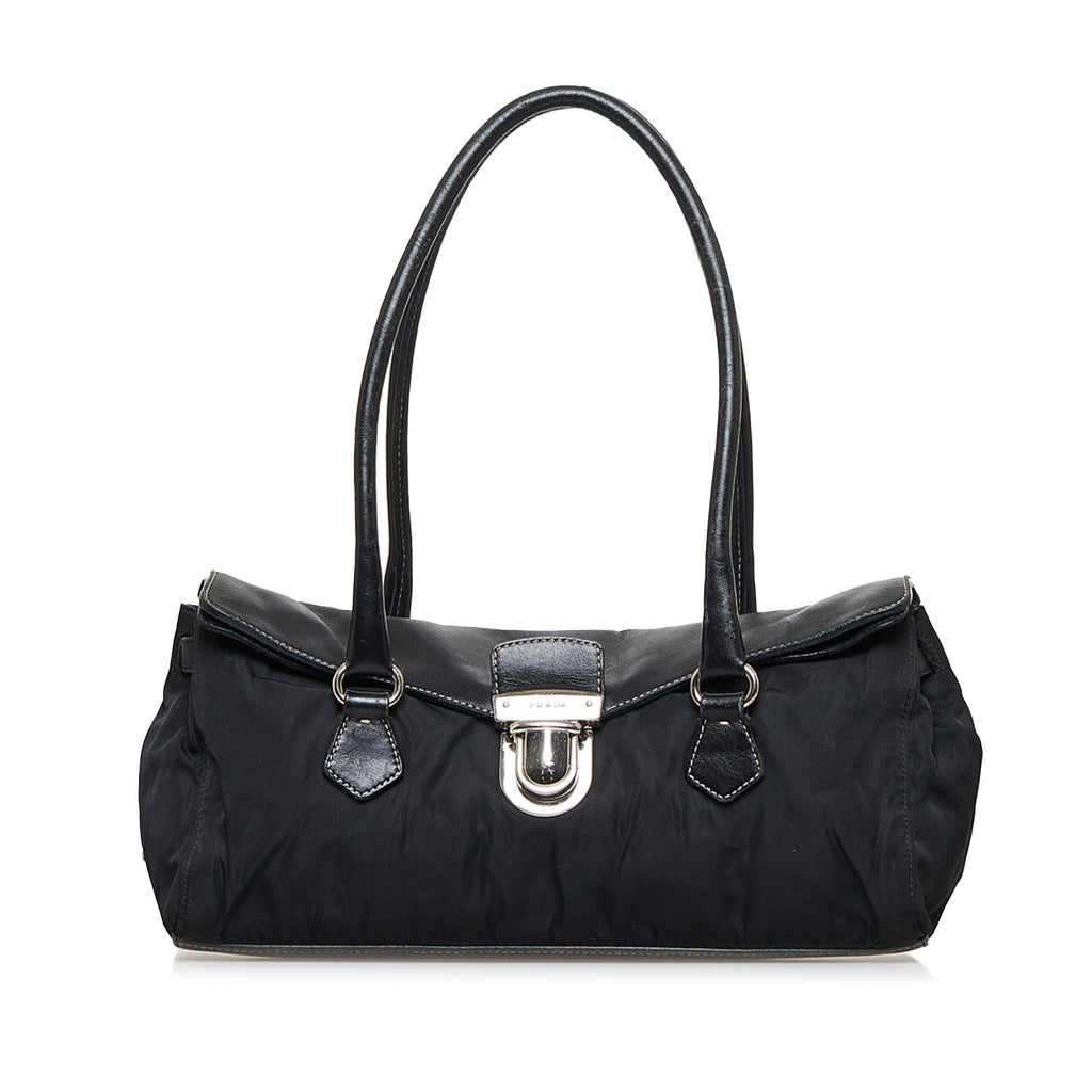 Prada Tessuto Easy Shoulder Bag (SHG-xfMhzc)