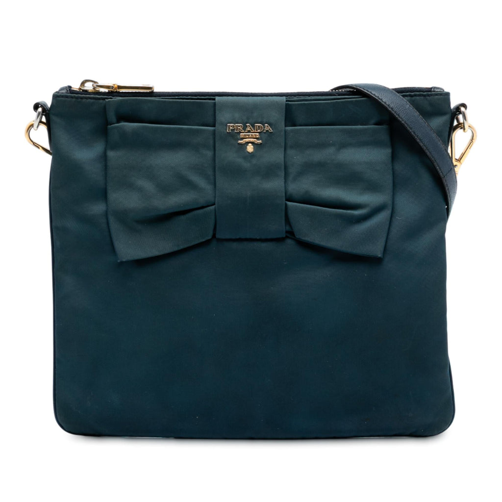 Prada Tessuto Fiocco Bow Crossbody