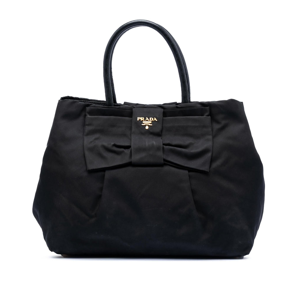 Prada Tessuto Fiocco Bow Tote