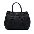 Prada Tessuto Fiocco Bow Tote