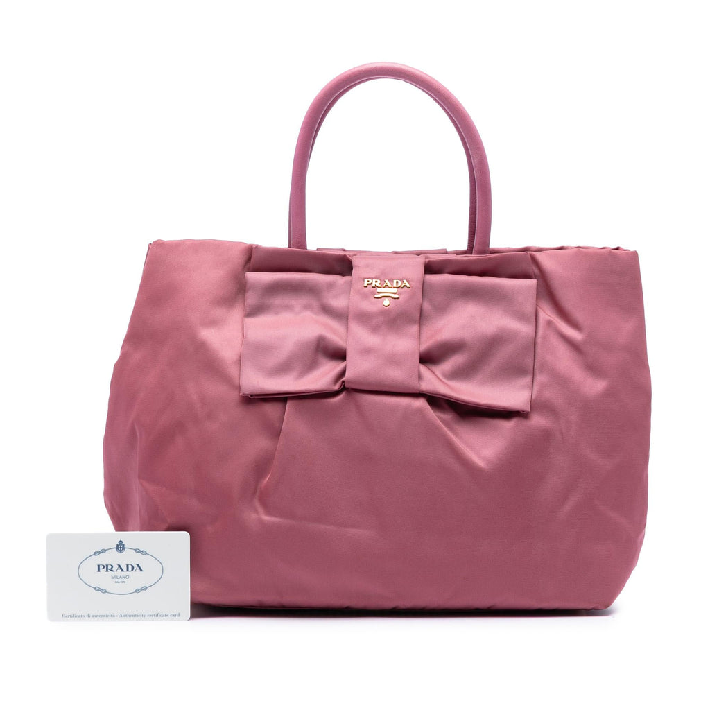 Prada Tessuto Fiocco Tote