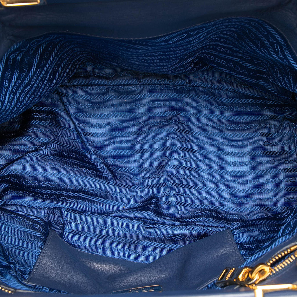 Prada Tessuto Gaufre Frame Satchel