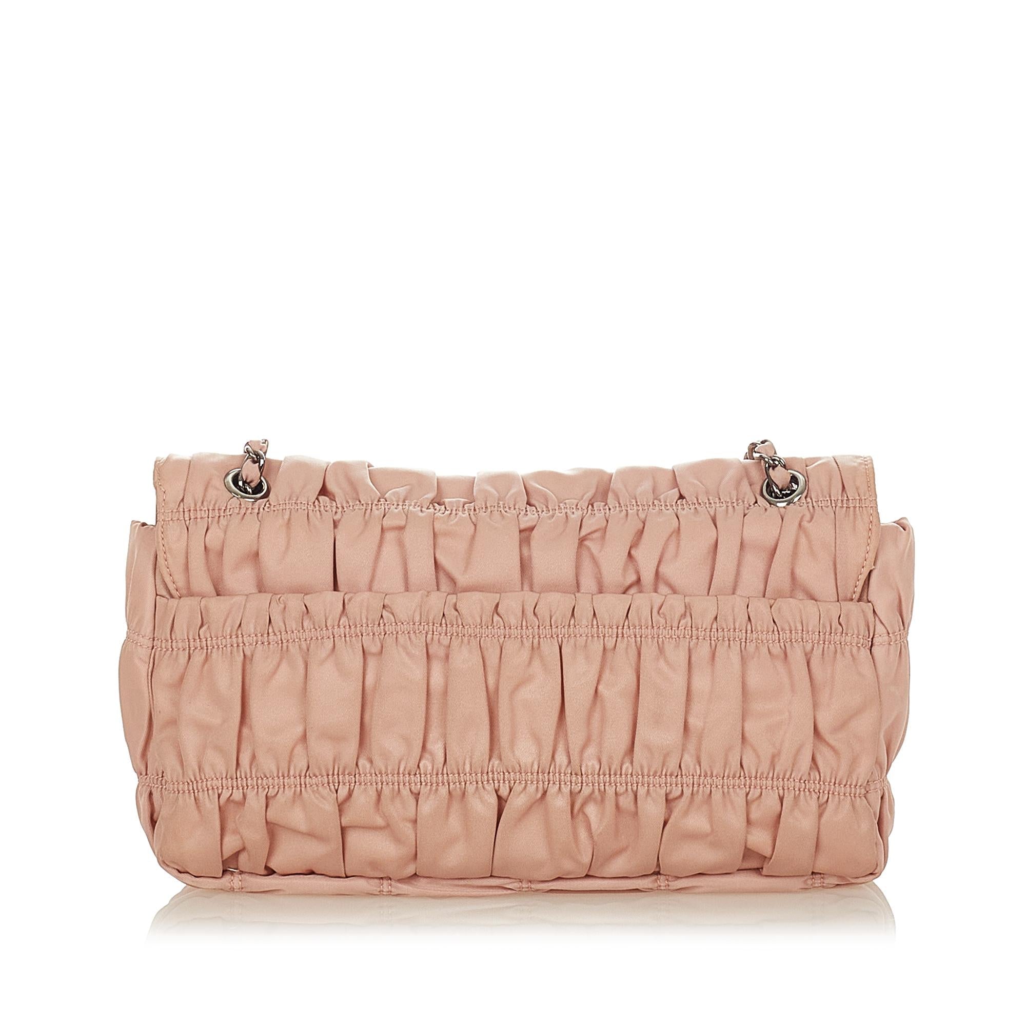 Prada Tessuto Gaufre Shoulder Bag (SHG-26194)