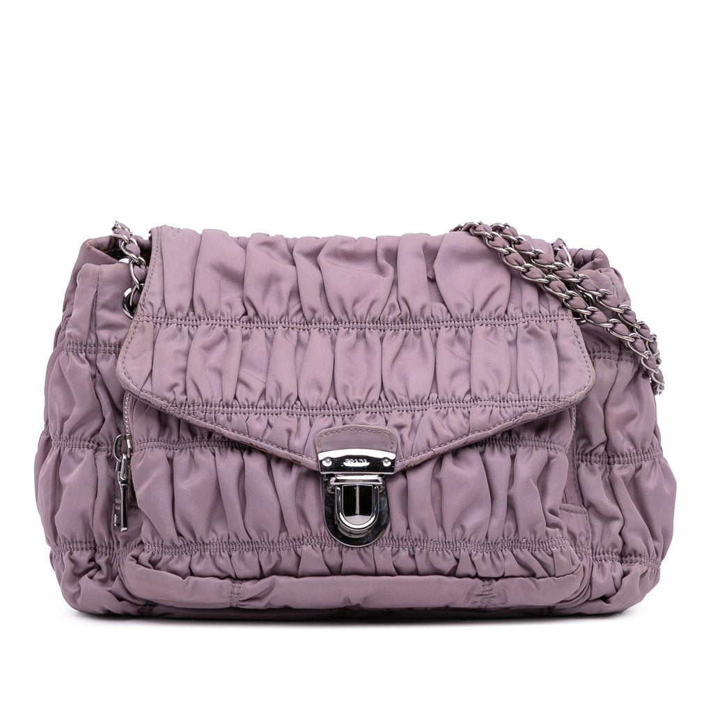 Prada Tessuto Gaufre Shoulder Bag