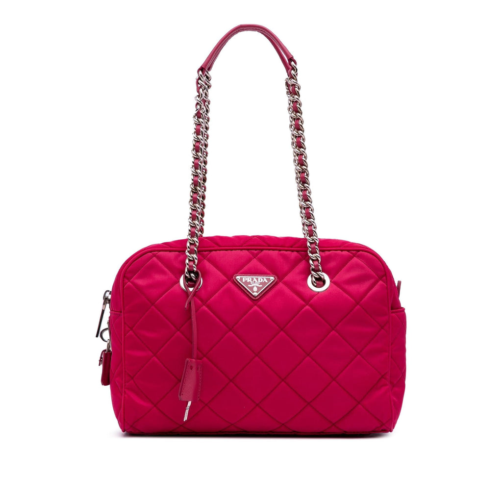Prada Tessuto Impuntu Shoulder Bag