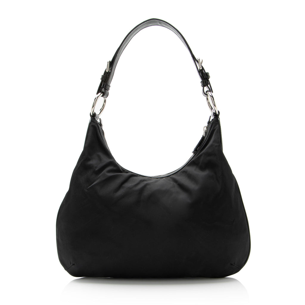 Prada Tessuto Logo Hobo