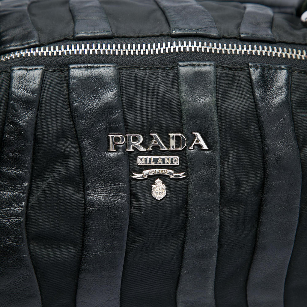 Prada Tessuto Nappa Waves Handbag