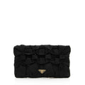 Prada Tessuto Origami Diamond Pleated Clutch
