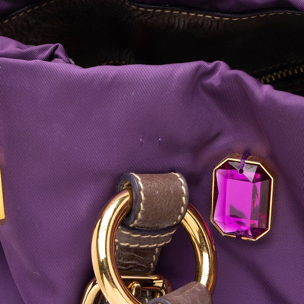 Prada Tessuto Jeweled Pietre Tote - FINAL SALE