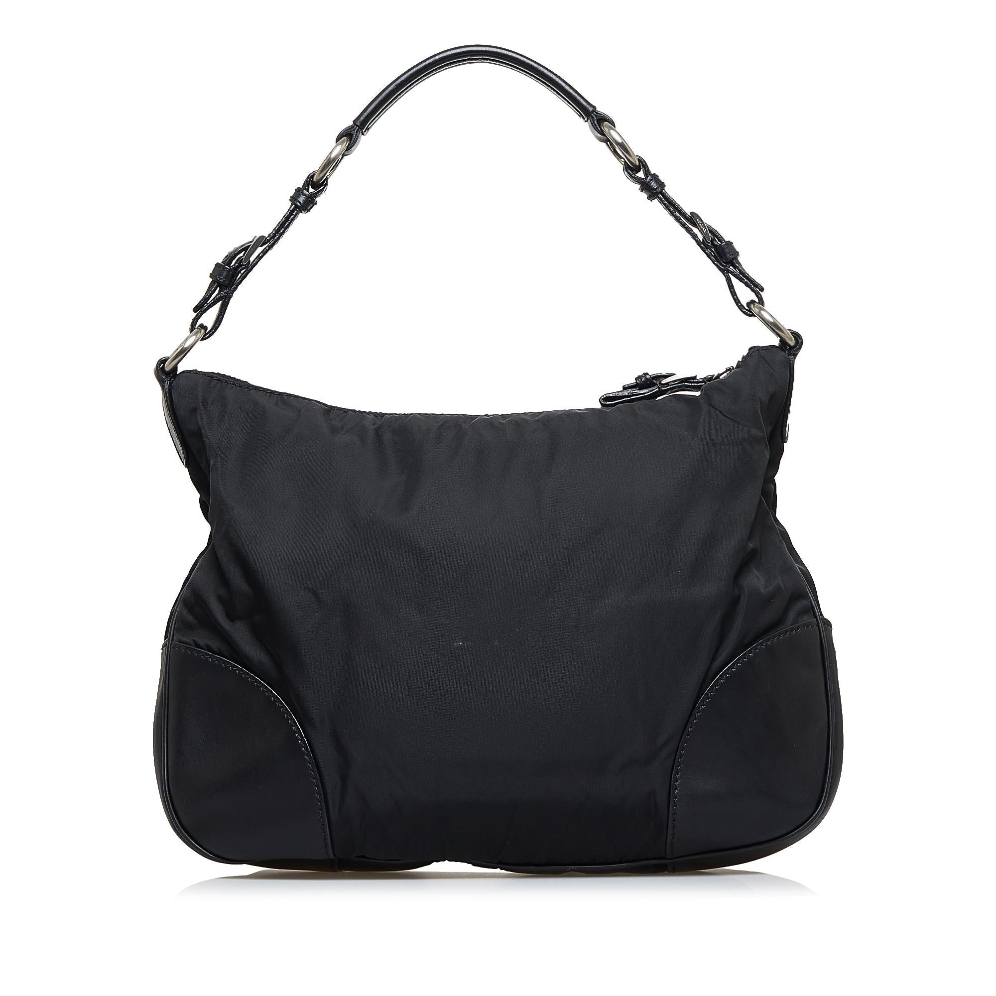 Prada Tessuto Shoulder Bag (SHG-n118Gy)