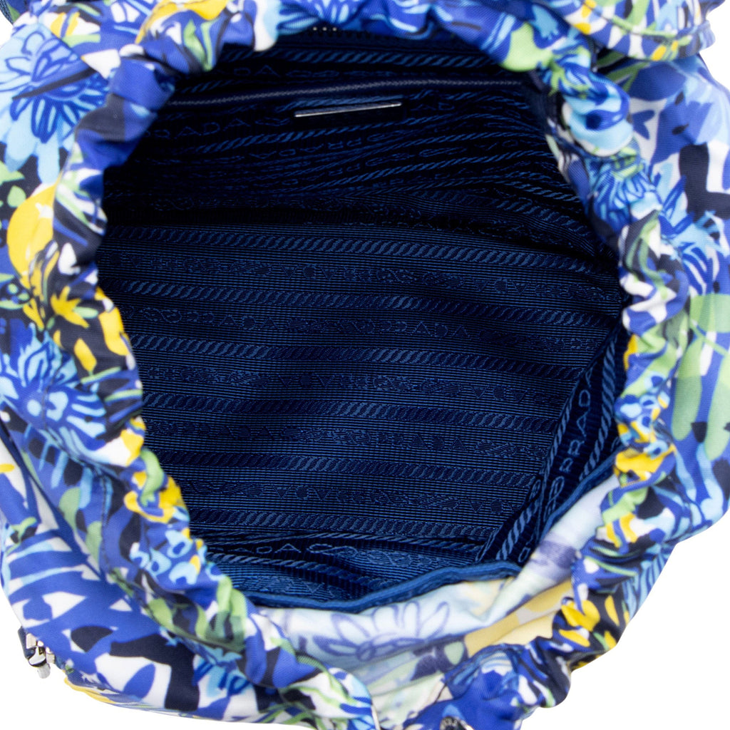 Prada Tessuto Stampato Floral Small Backpack