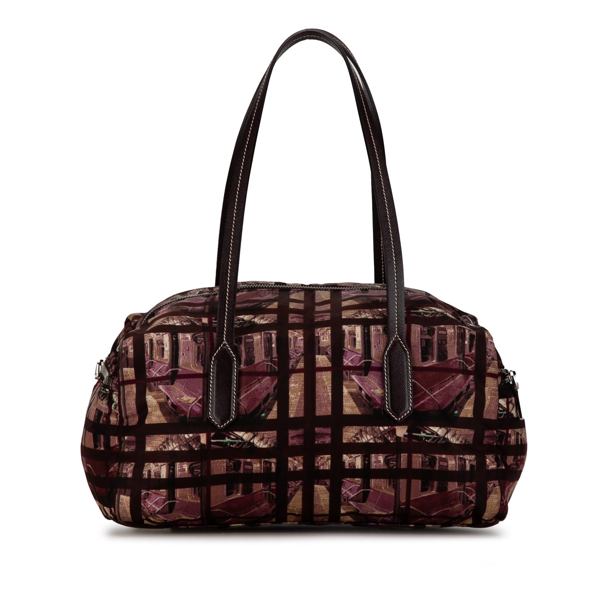 Prada Tessuto Stampato Shoulder Bag (SHG-HXh1u9)