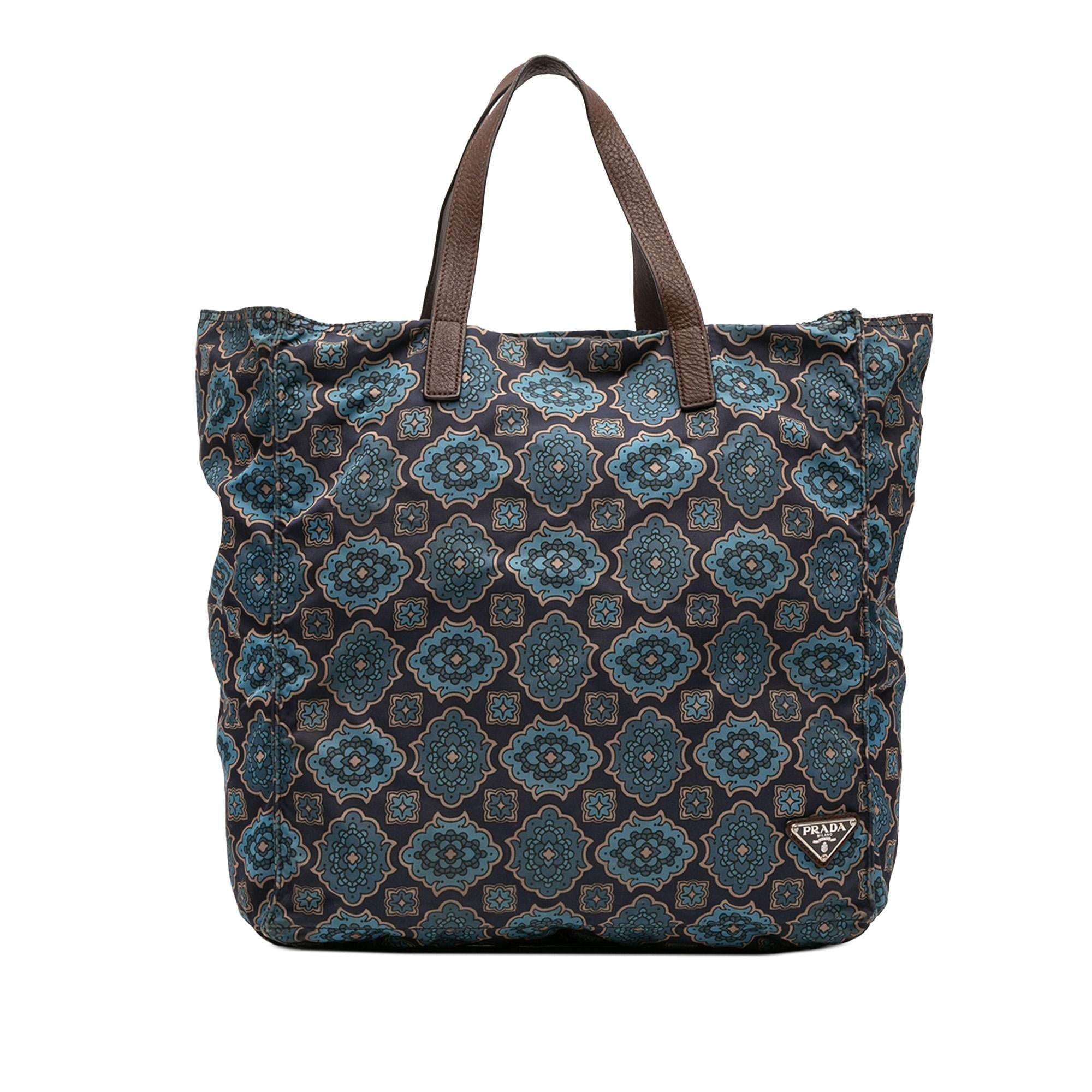 Prada Tessuto Stampato Tote