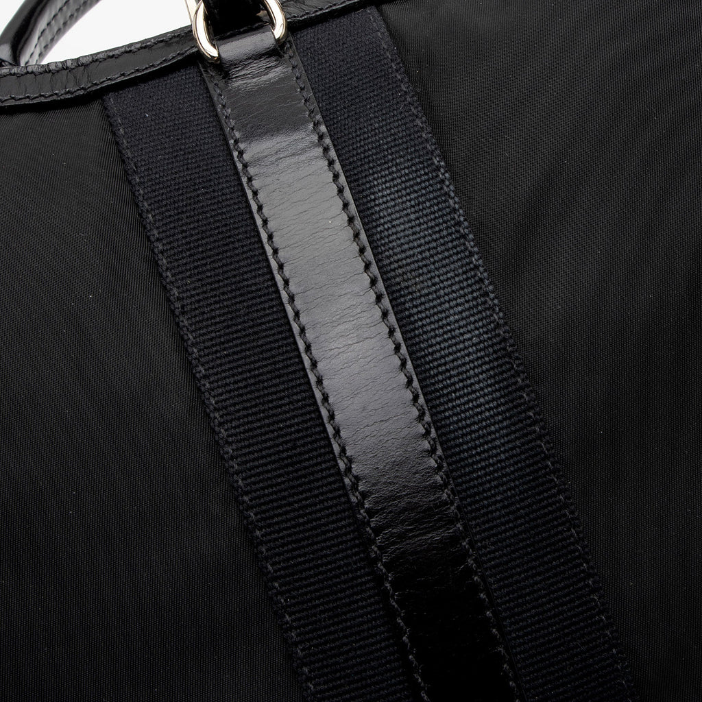 Prada Tessuto Stripe Hobo