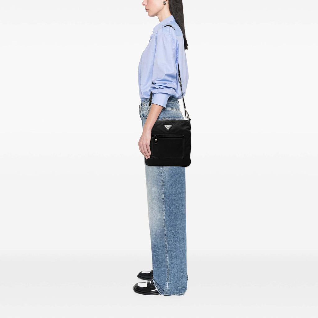 Prada Tessuto Zip Top Crossbody