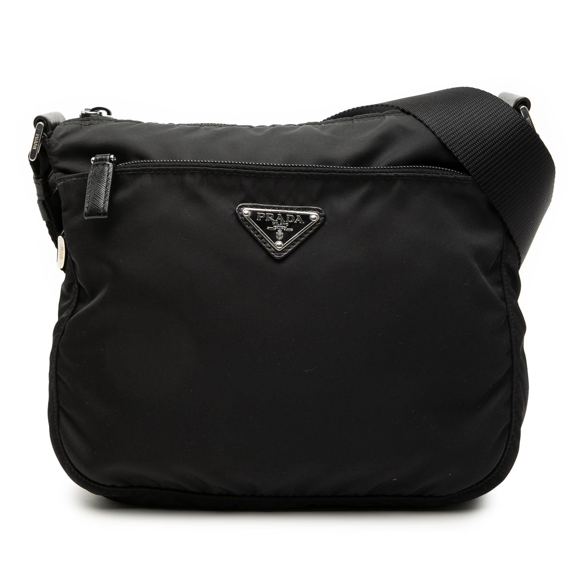 Prada Tessuto Zip Top Crossbody