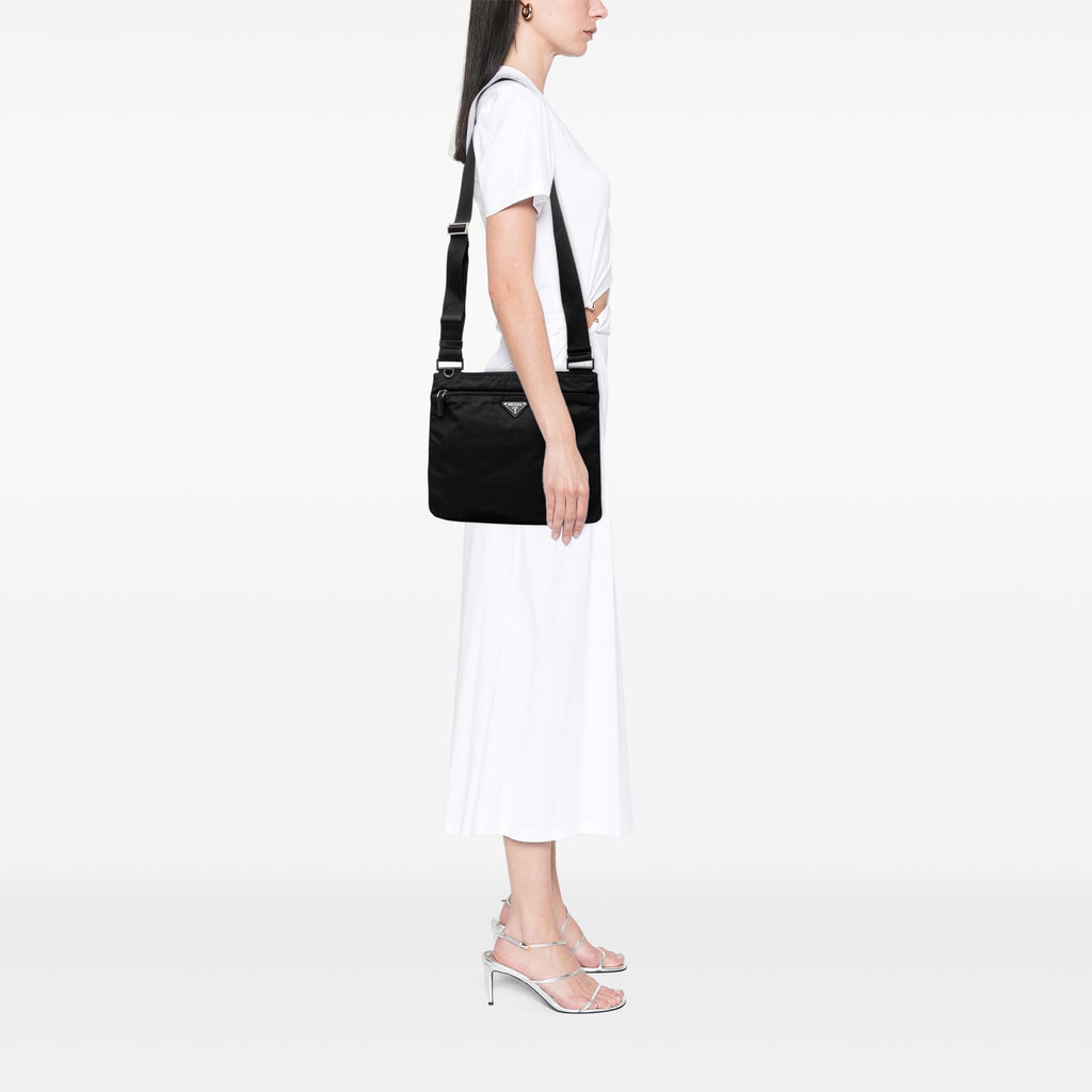 Prada Tessuto Zip Top Crossbody