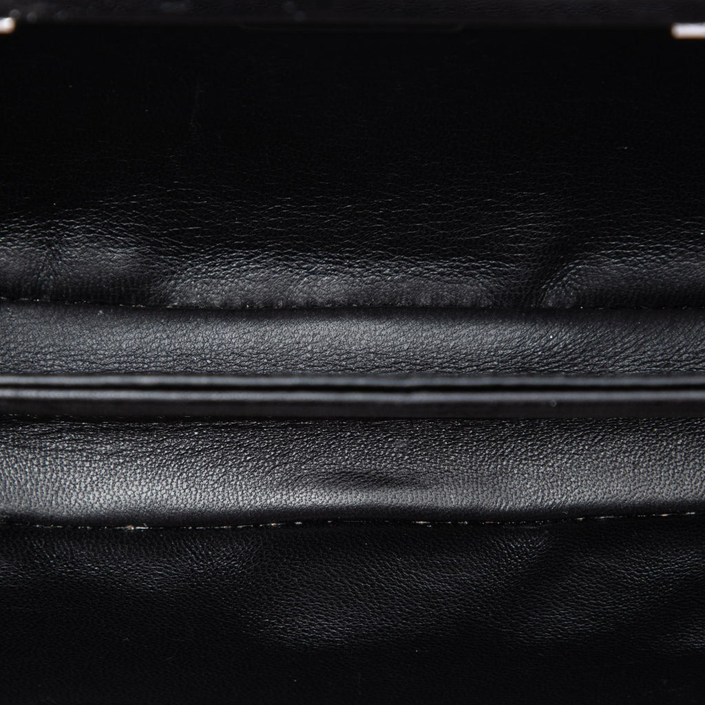 Prada Universal Studios Leather Thunder Frankenstein Clutch with Chain