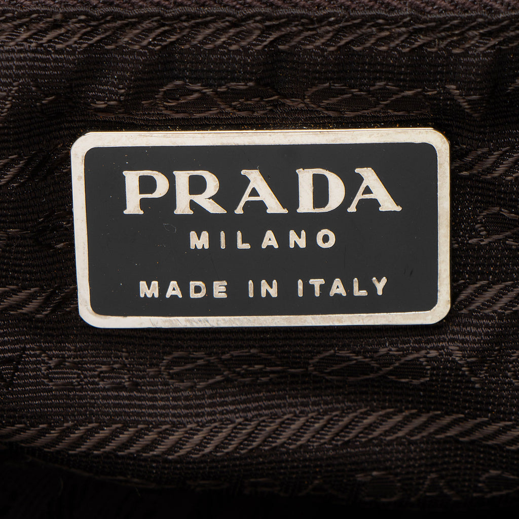 Prada Vintage Tessuto Double Pocket Small Backpack