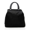 Prada Vintage Tessuto Lucite Handle Tote (SHF-18262)
