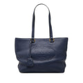 Prada Vitello Daino Canapa Logo Tote