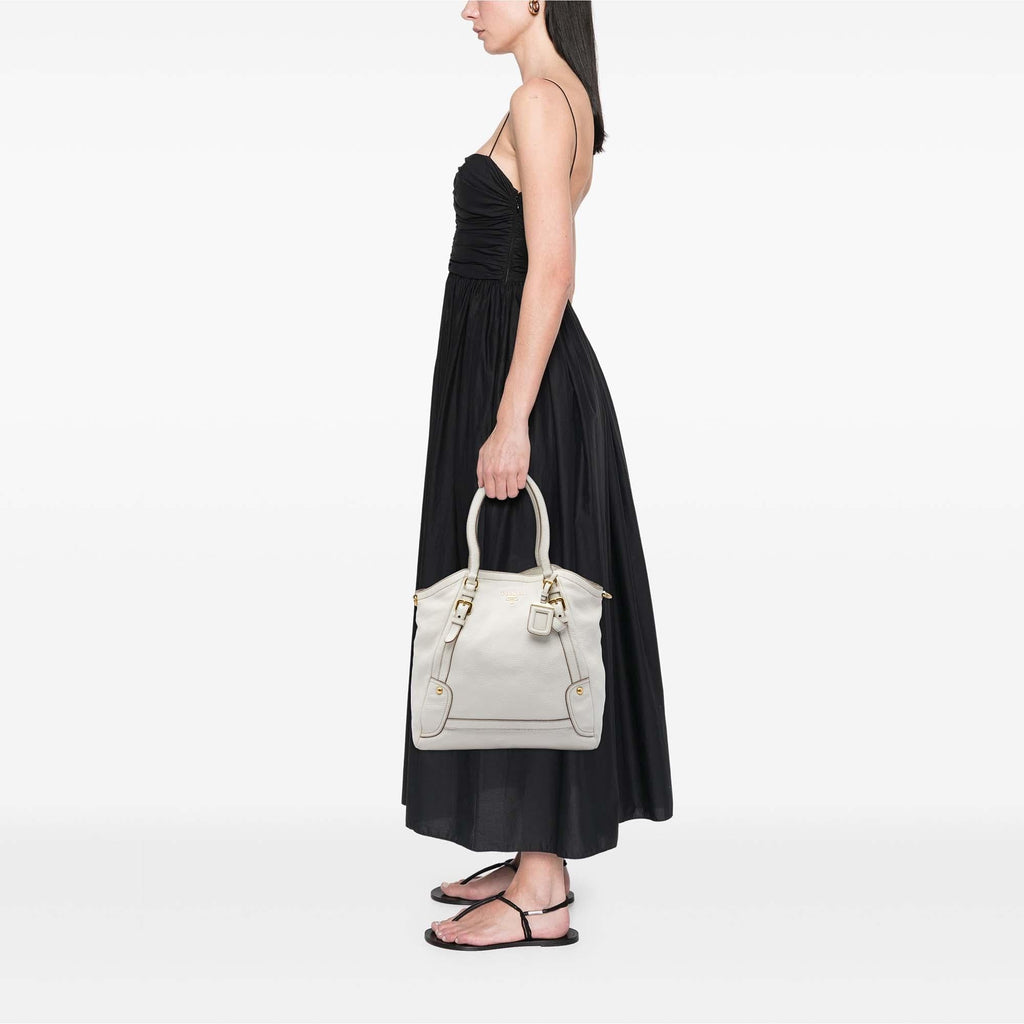 Prada Vitello Daino Convertible Tote