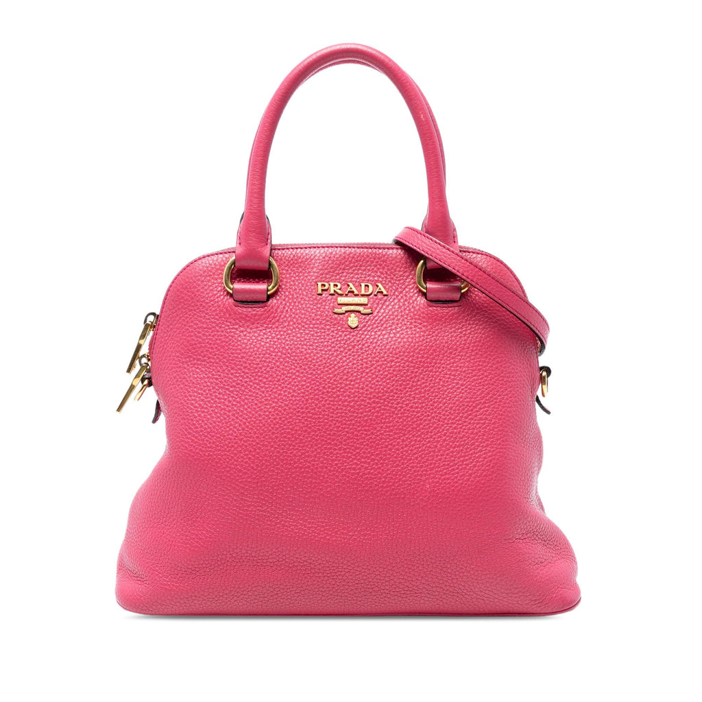 Prada Vitello Daino Dome Satchel