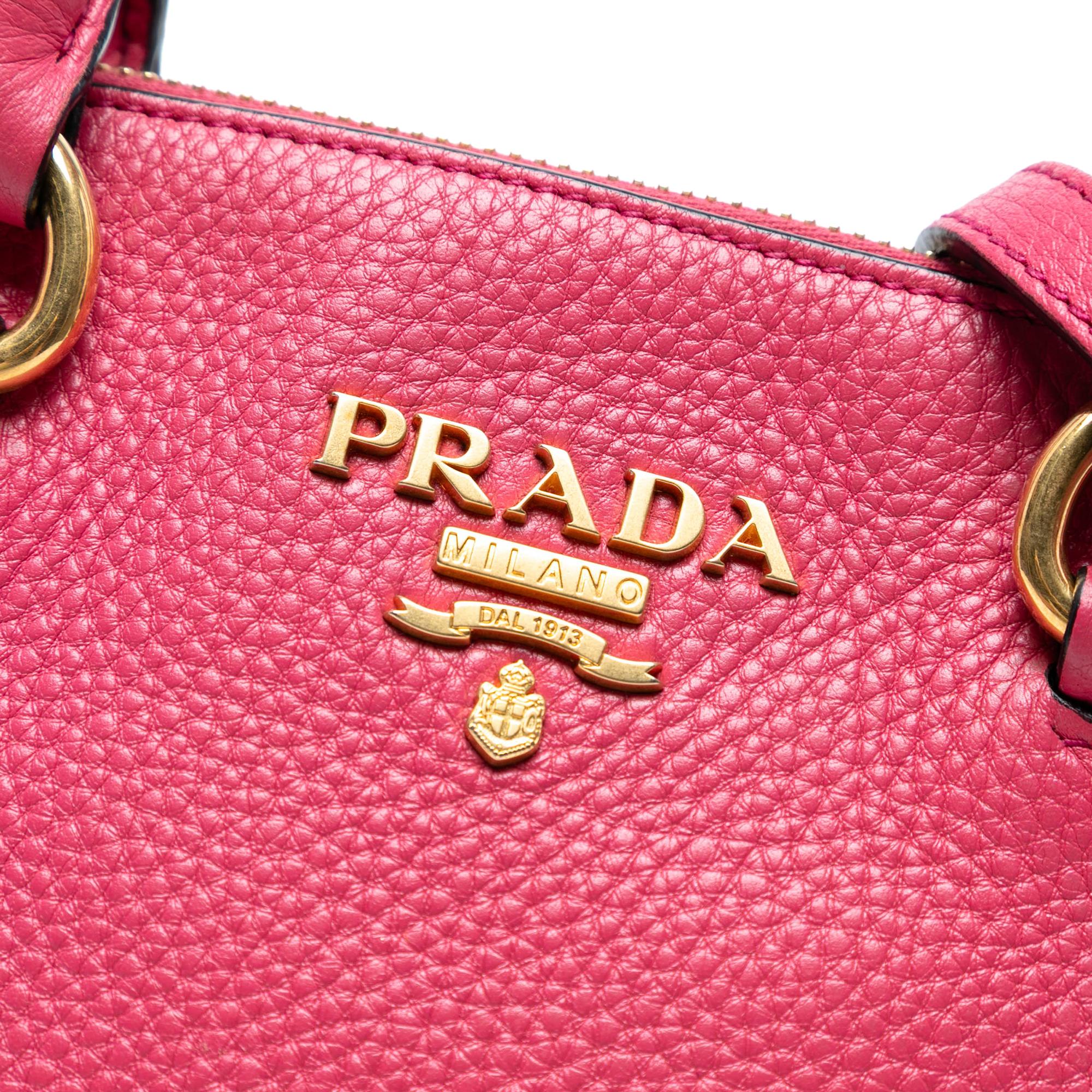 Prada Vitello Daino Dome Satchel