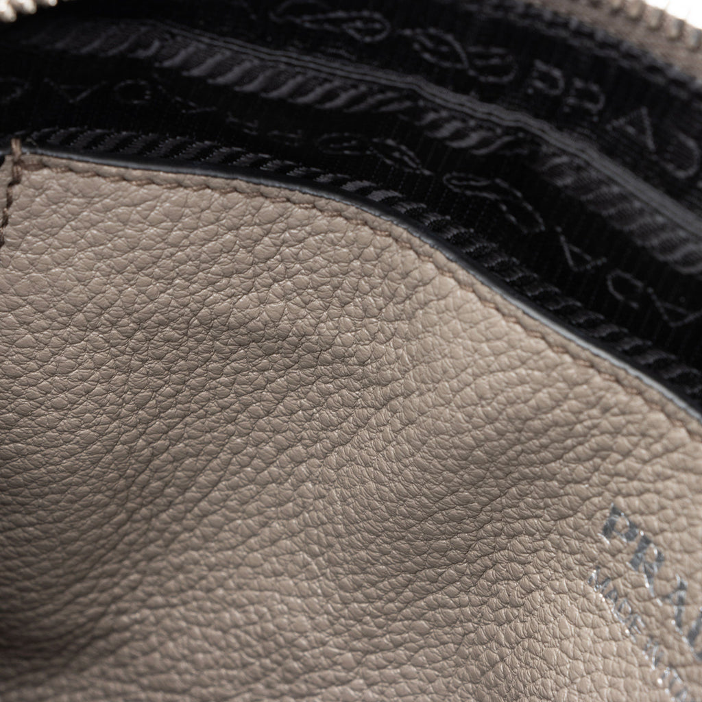 Prada Vitello Daino Double Zip Camera Bag
