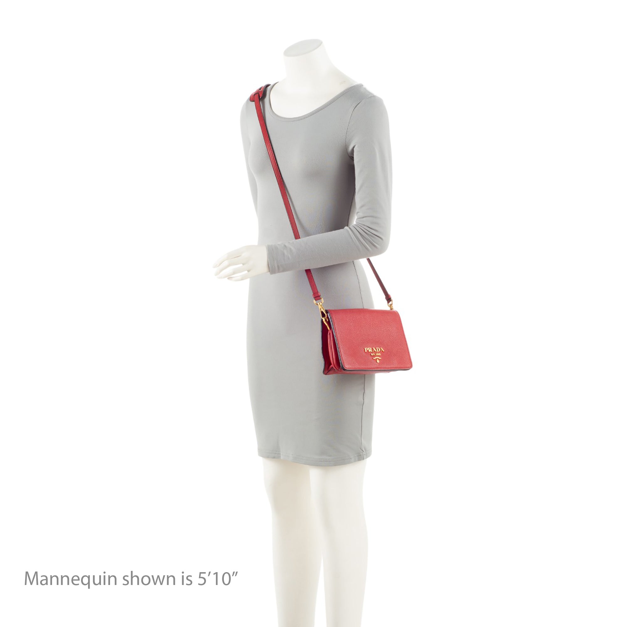 Prada Vitello Daino Flap Crossbody