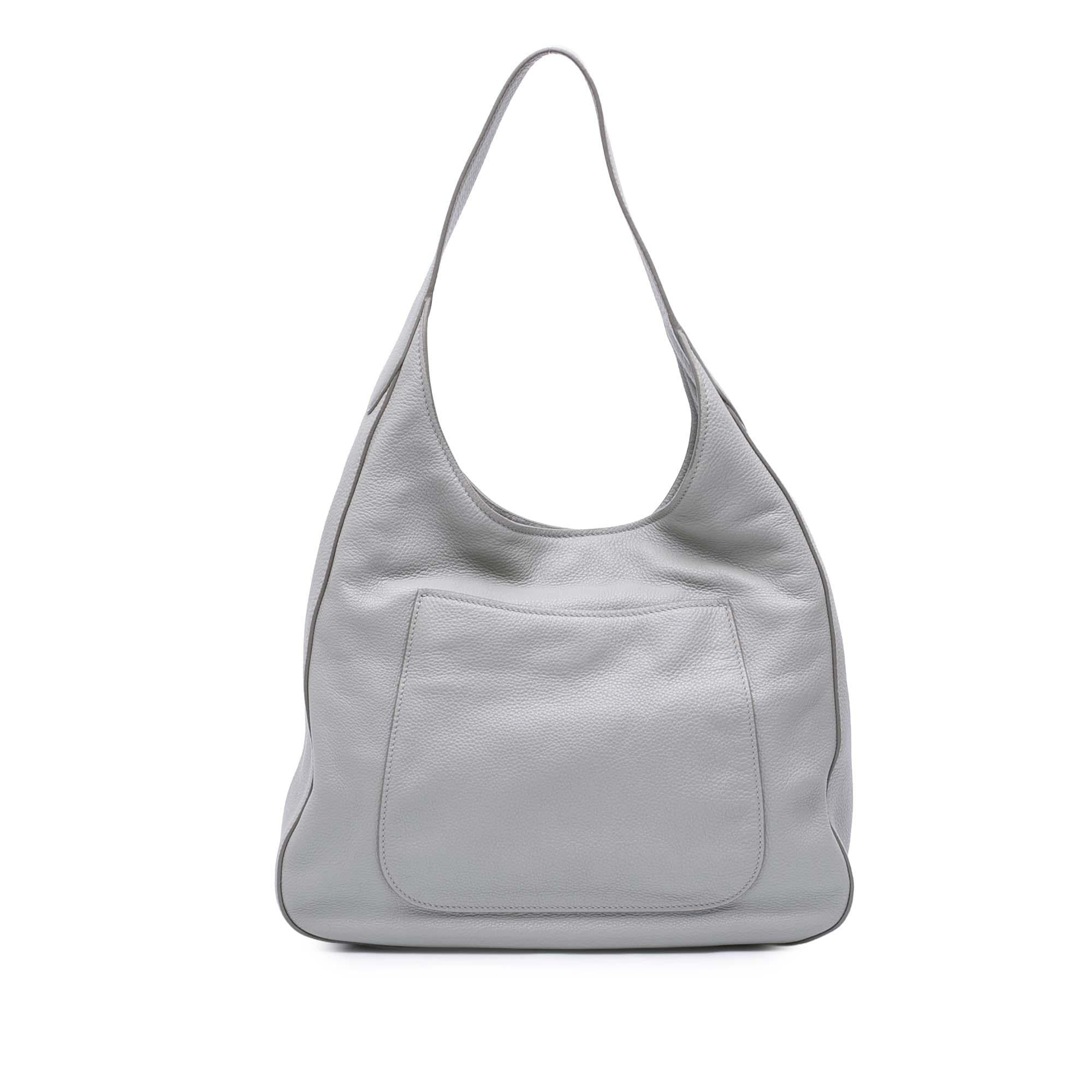 Prada Vitello Daino Front Pocket Shoulder Bag