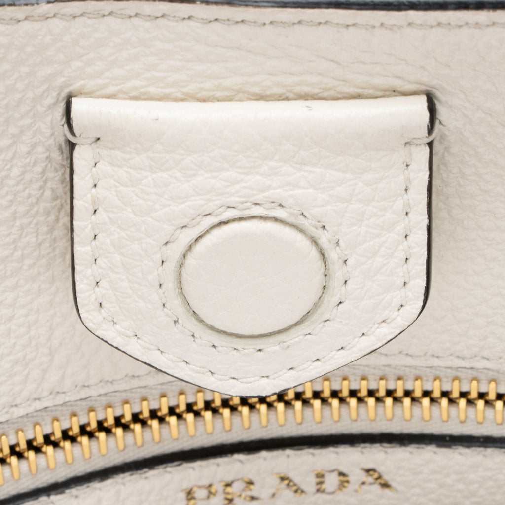 Prada Vitello Daino Logo Medium Soft Messenger