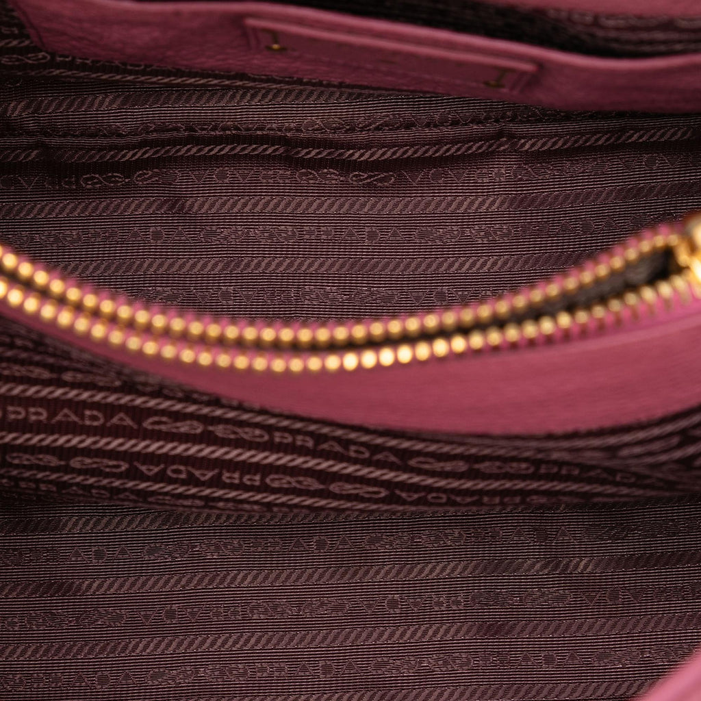 Prada Vitello Daino Open Convertible Tote