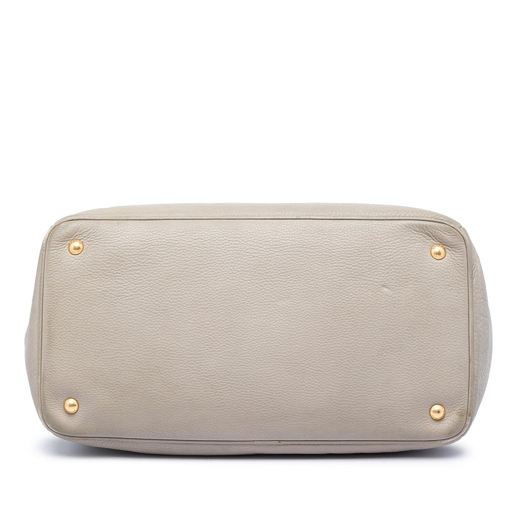 Prada Vitello Daino Open Convertible Tote