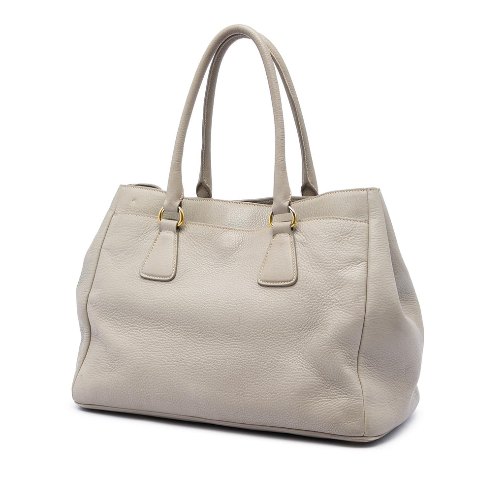 Prada Vitello Daino Open Convertible Tote