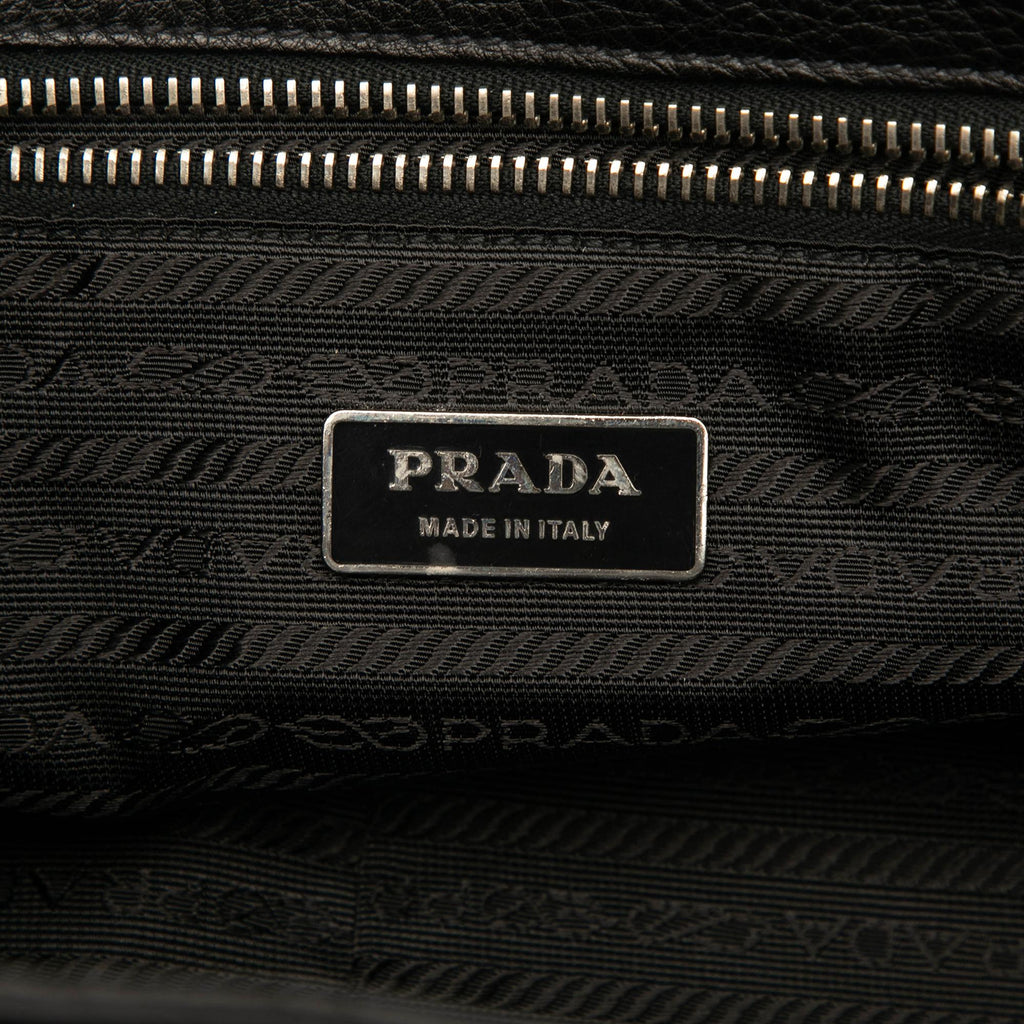 Prada Vitello Daino Pushlock Flap