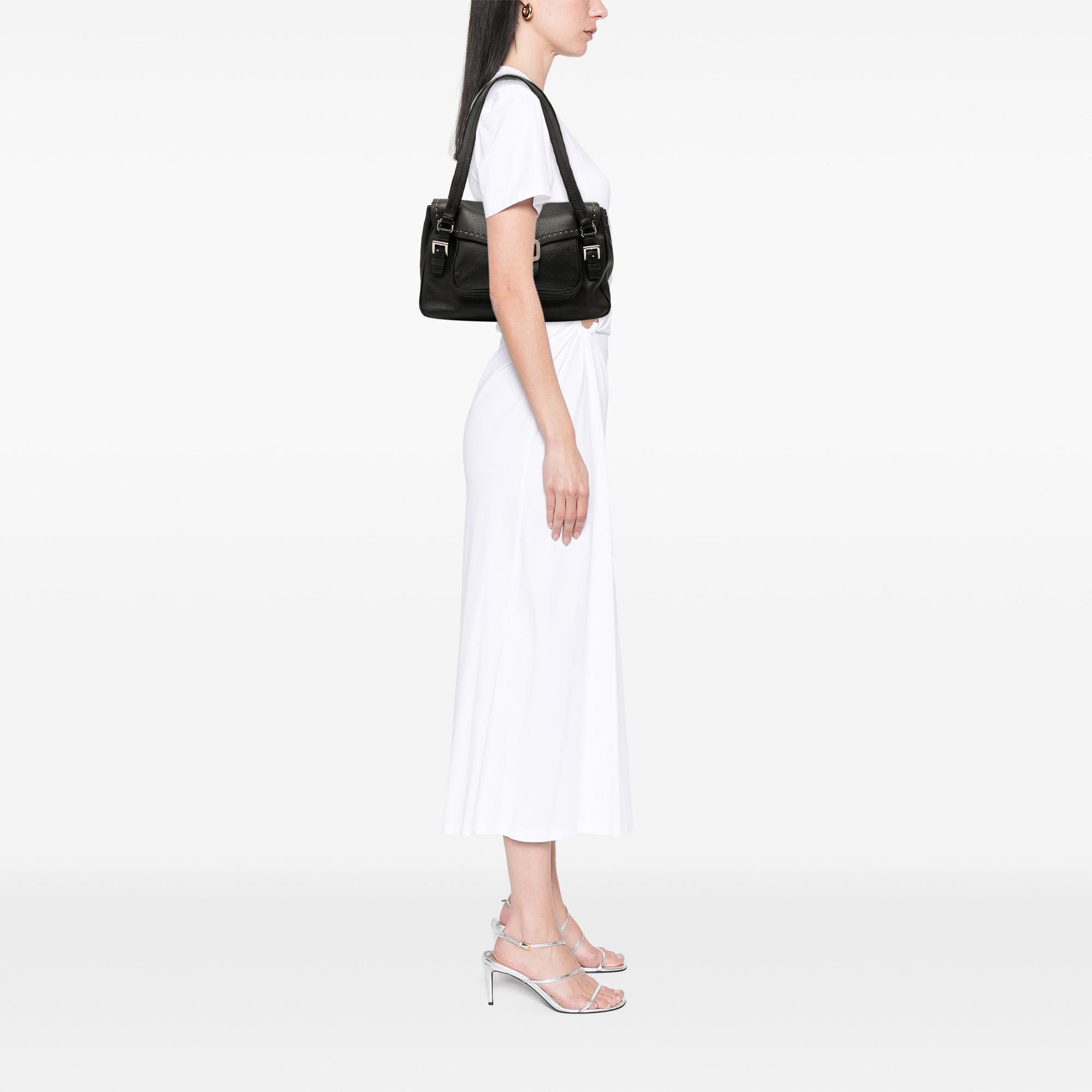 Prada Vitello Daino Pushlock Flap