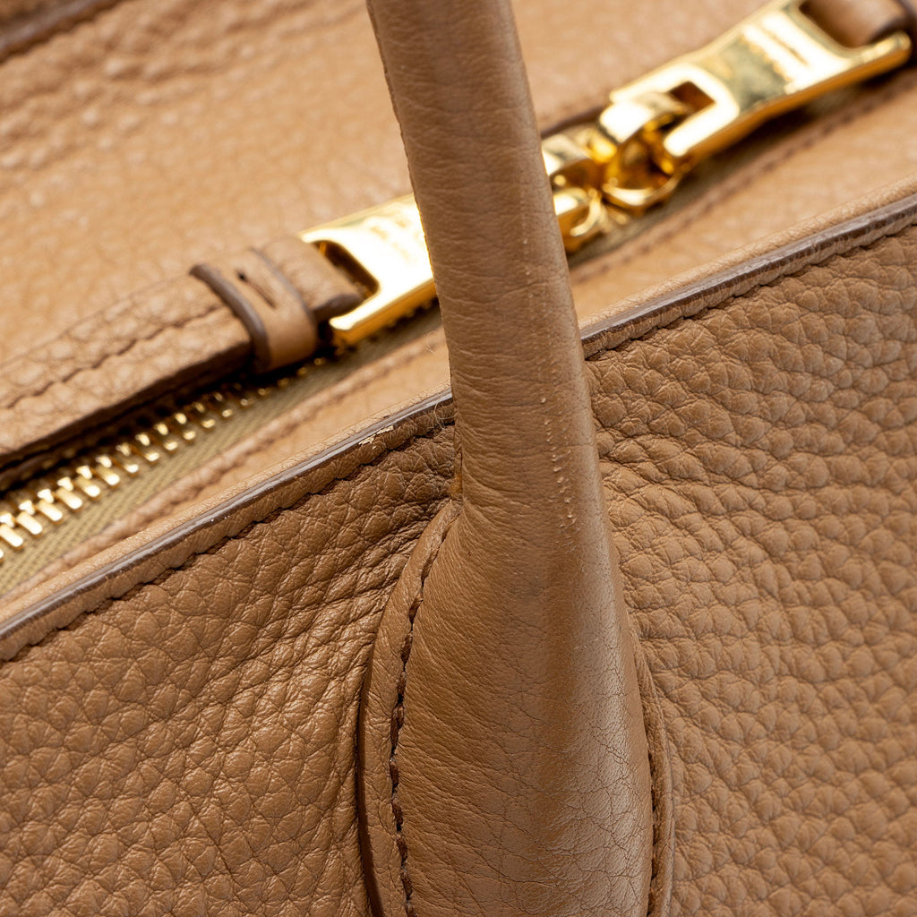 Prada Vitello Daino N/S Shopping Tote