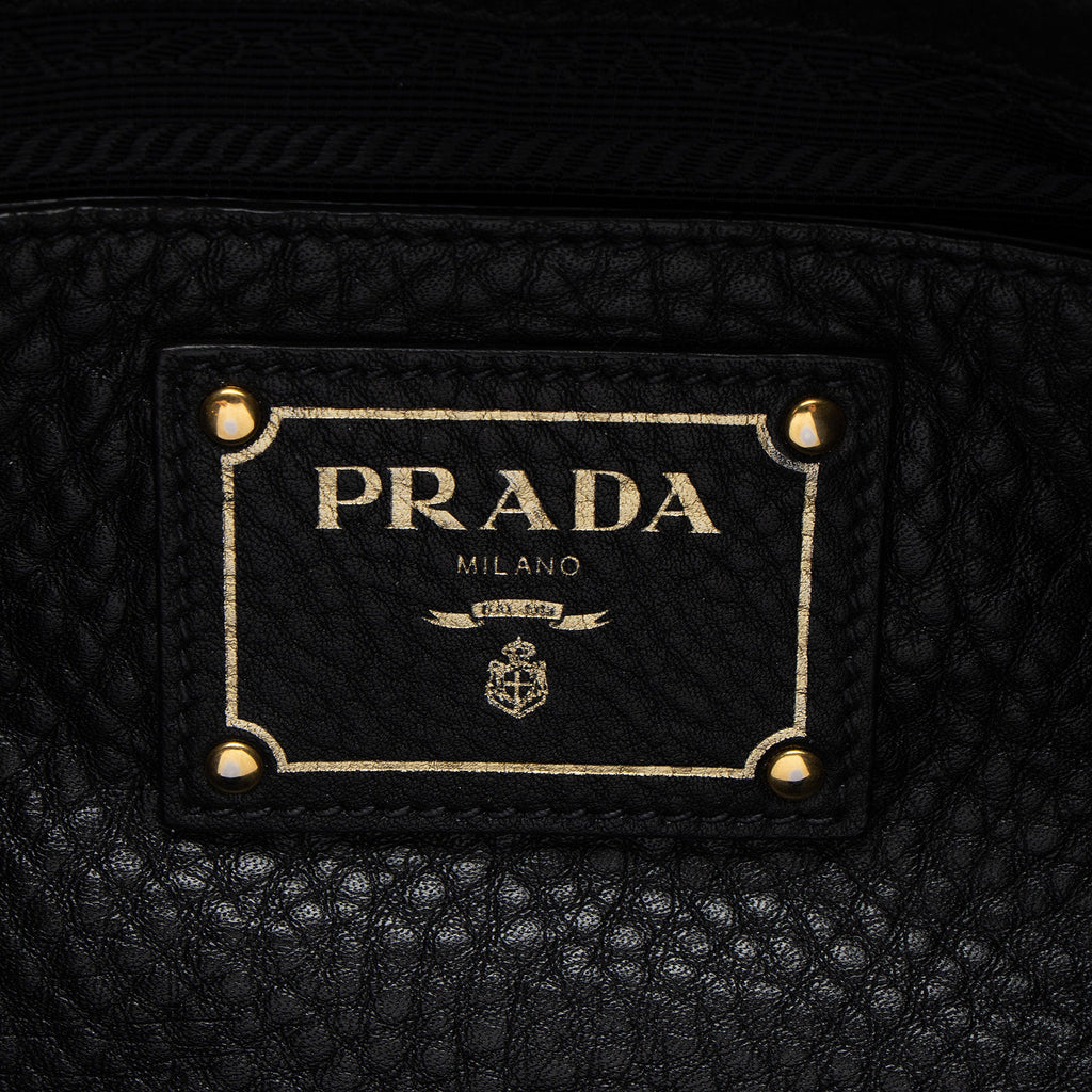 Prada Vitello Daino Shopping Tote