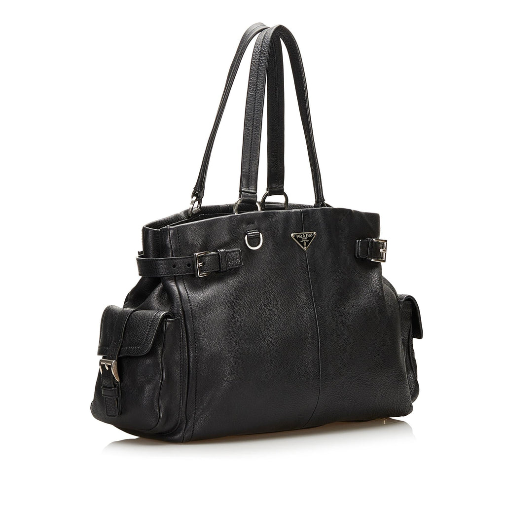 Prada Vitello Daino Shoulder Bag (SHG-35600)