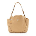 Prada Vitello Daino Side Pocket Hobo