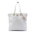 Prada Vitello Daino Side Zip Tote