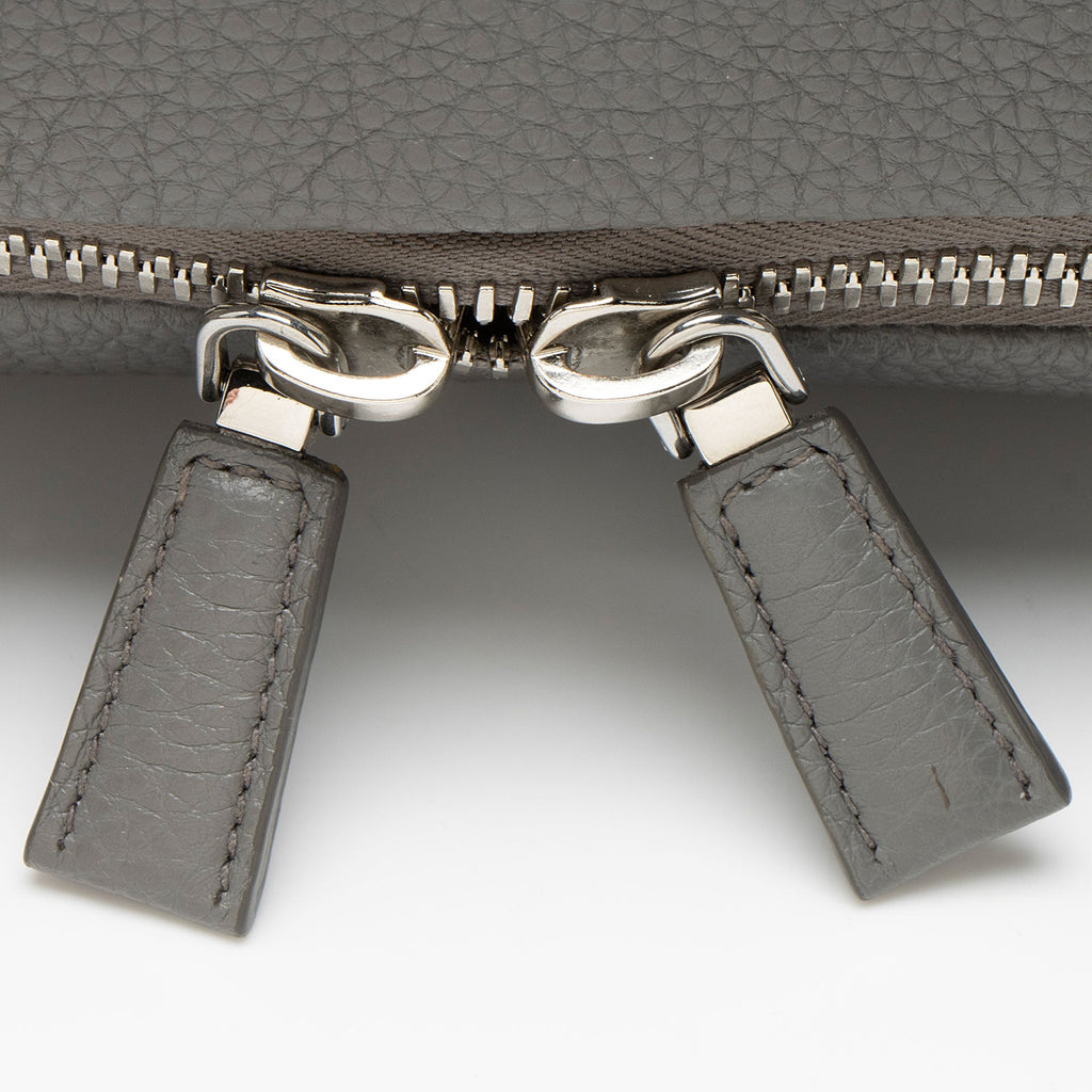 Prada Vitello Daino Triangle Logo Large Crossbody