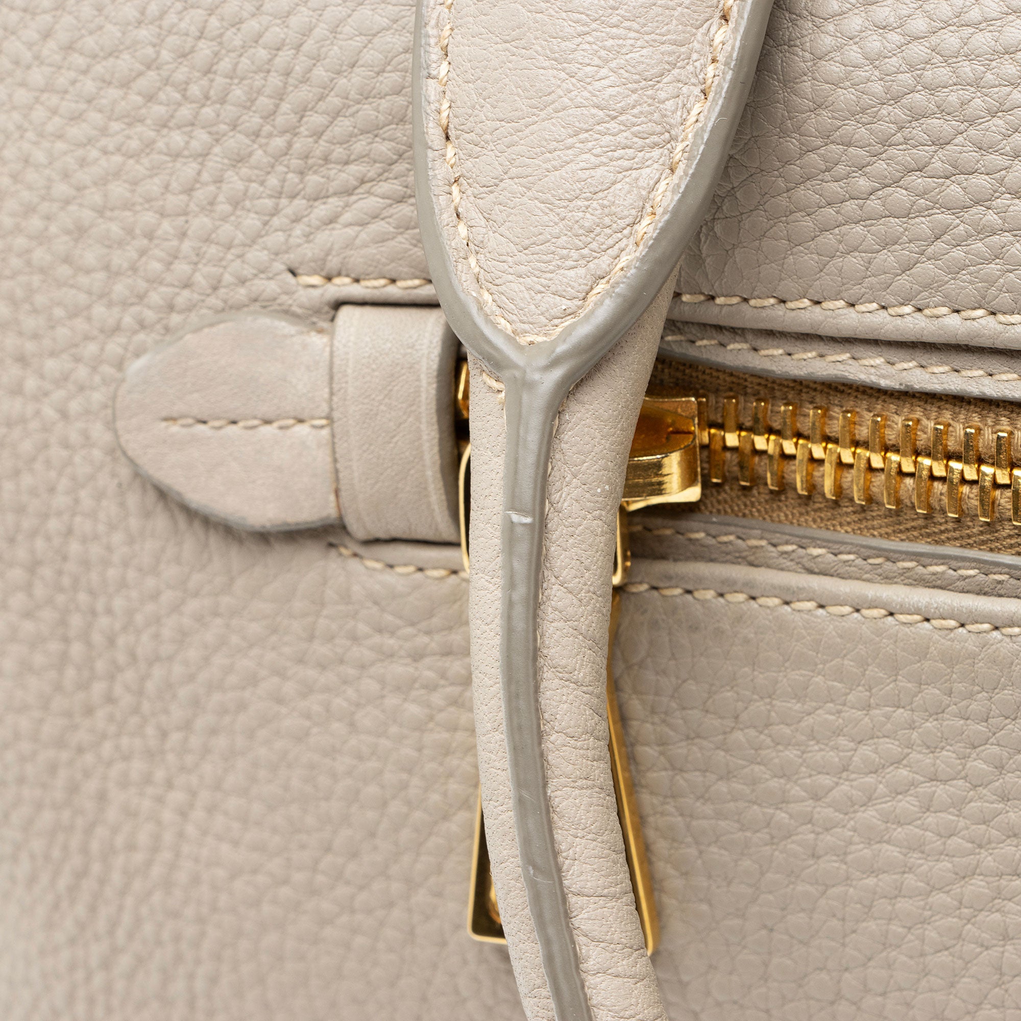 Prada Vitello Daino Zip Satchel