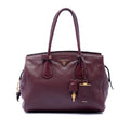 Prada Vitello Daino Zip Top Convertible Tote