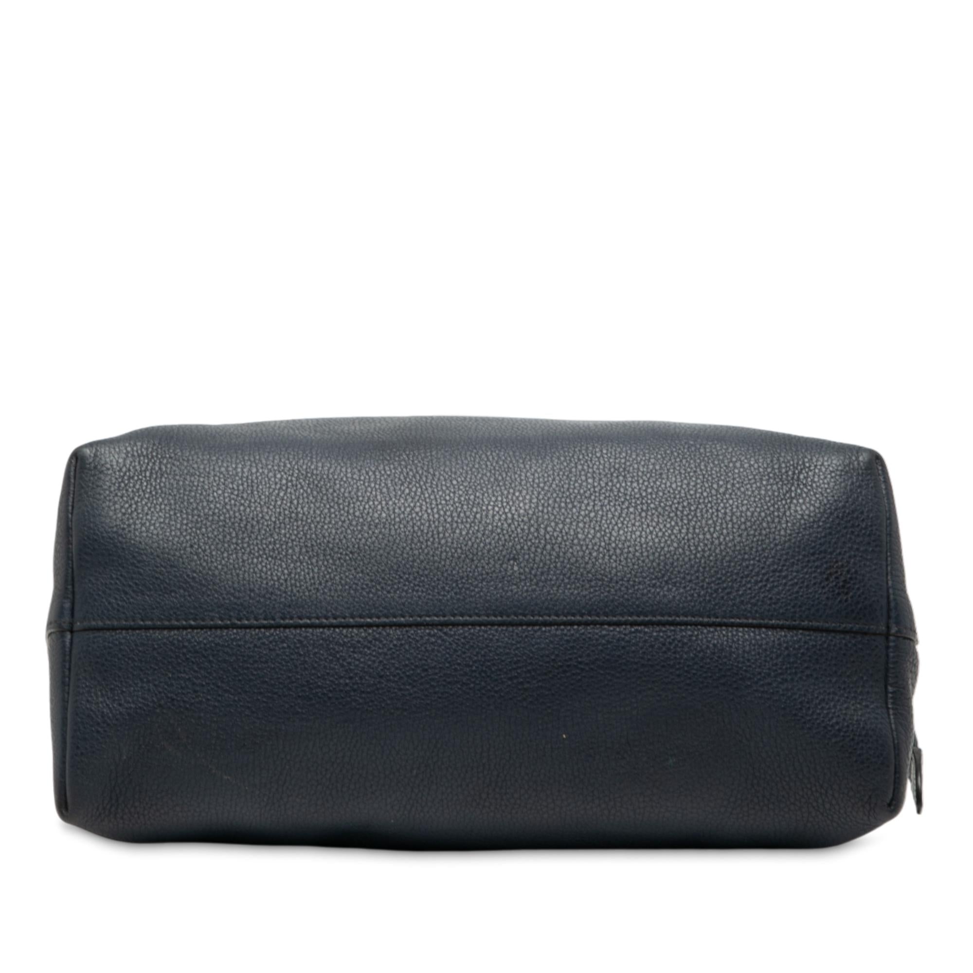Prada Vitello Daino Zip Top Satchel
