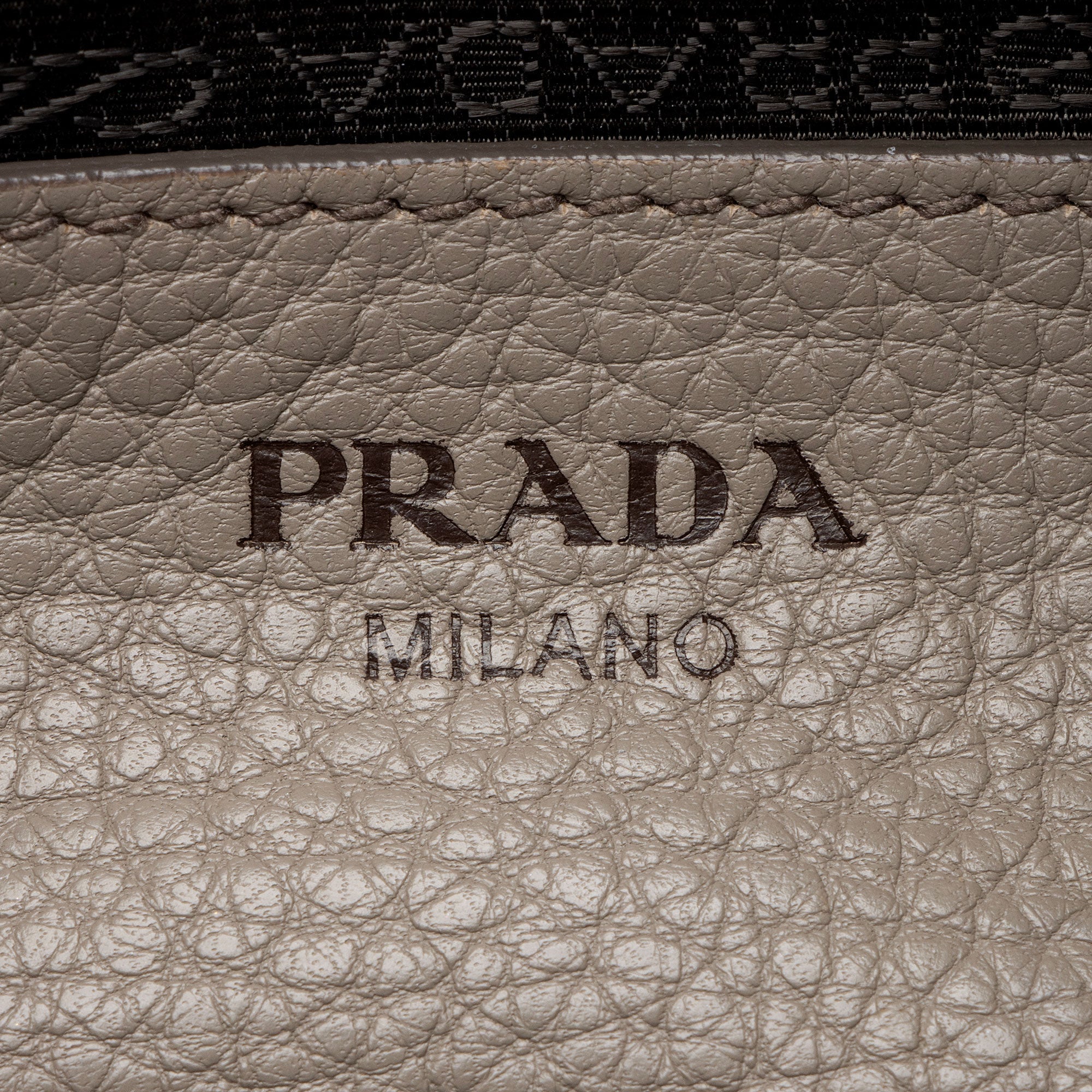 Prada Vitello Danio Flat Zip Crossbody