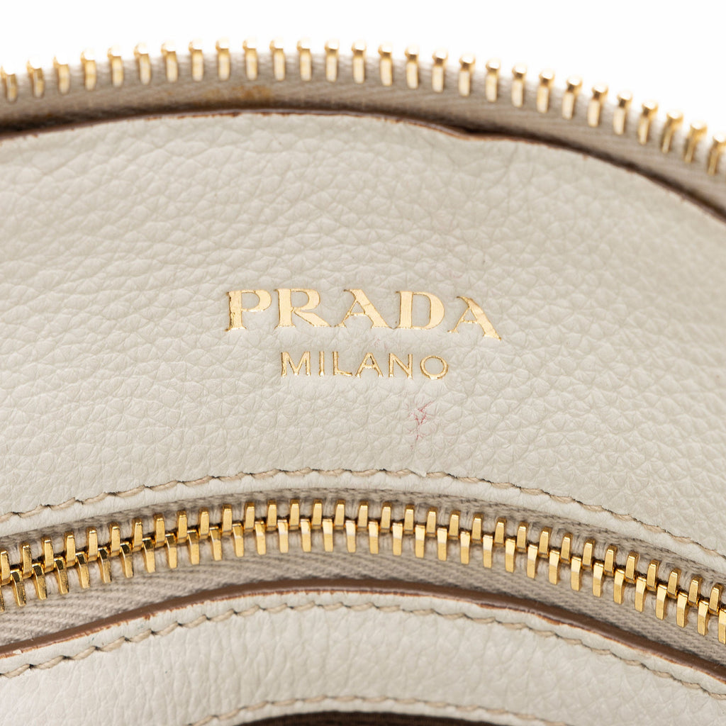 Prada Vitello Diano Pocket Mini Tote