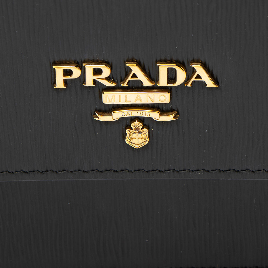 Prada Vitello Move Mini Wallet on Chain