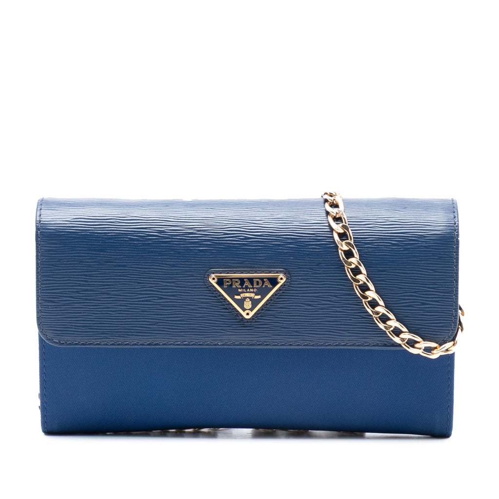 Prada Vitello Move and Tessuto Wallet On Chain